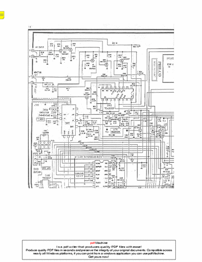 Philco 21F29RC diagrama esquematico